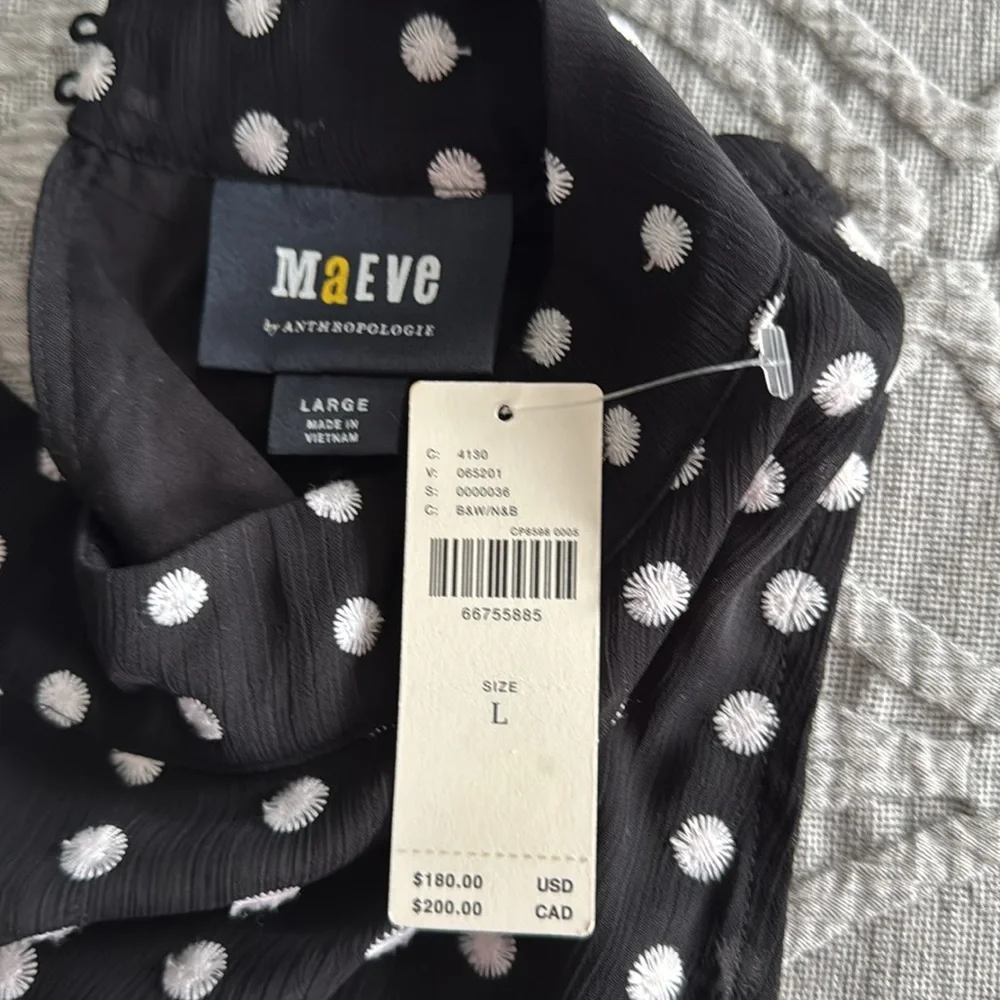 Anthropologie Maeve Mock Neck Maxi Dress - Picture 5 of 8